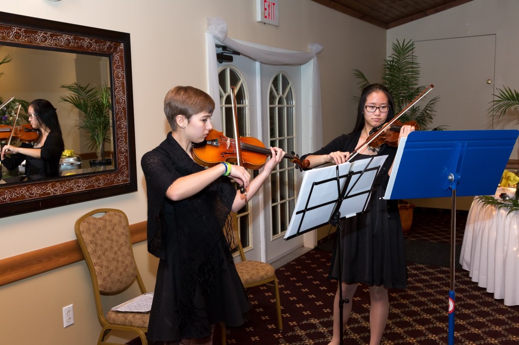 Violinists: Sophia and Eunice