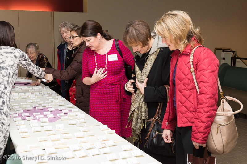 Check-in at the Women's Fund Luncheon