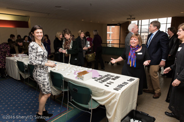 Check-in at the Women's Fund Luncheon