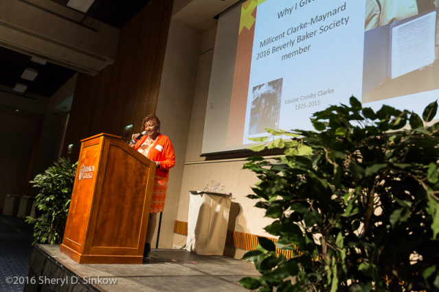 Millicent Clarke Maynard, Beverly Baker Society Member